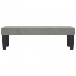 Acquista Panca Grigio Chiaro 100x30x30 cm in Velluto con riferimento GHV-346666 della ditta 