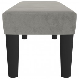 Acquista Panca Grigio Chiaro 100x30x30 cm in Velluto con riferimento GHV-346666 della ditta 