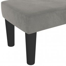 Acquista Panca Grigio Chiaro 100x30x30 cm in Velluto con riferimento GHV-346666 della ditta 