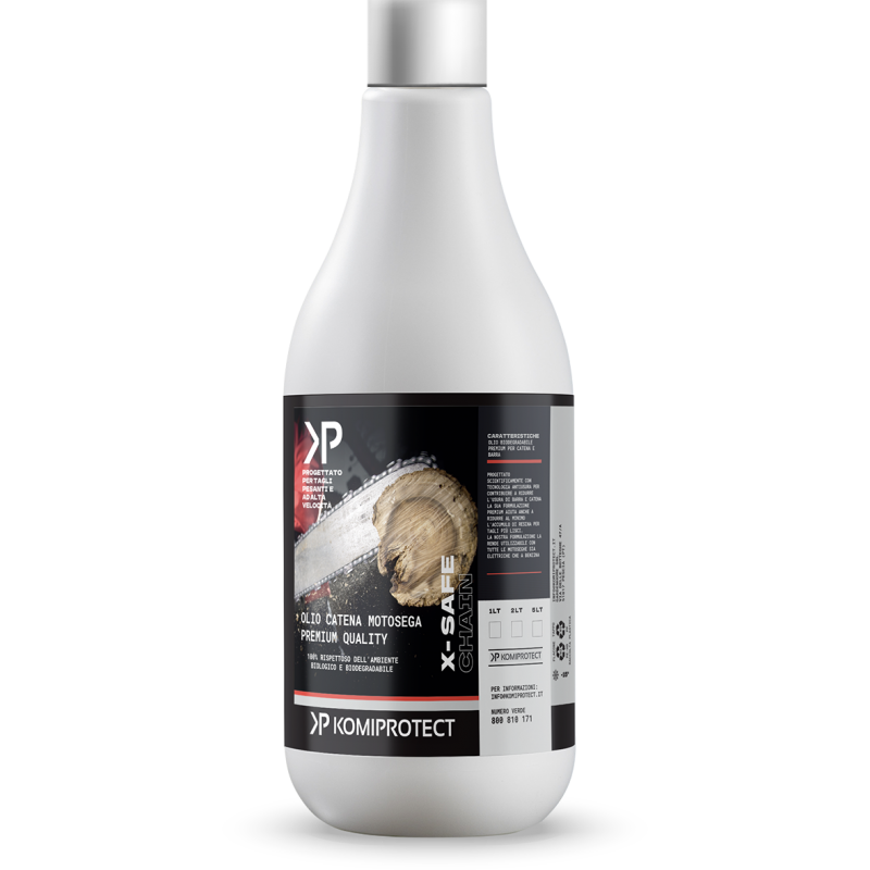 Acquista Olio per catene Motoseghe X-SAFE x 500 ml con riferimento K669 della ditta KOMIPROTECT
