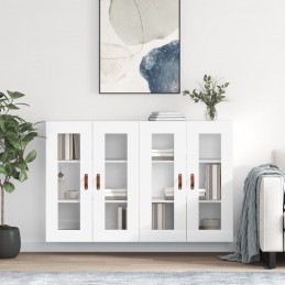 Acquista Armadietti a Parete 2 pz Bianchi in Legno Multistrato con riferimento GHV-3197913 della ditta 