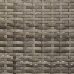Acquista Panca da Giardino a 3 Posti con Cuscini in Polyrattan Grigio con riferimento GHV-319493 della ditta 