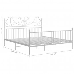Acquista Giroletto Bianco in Metallo 180x200 cm con riferimento GHV-324857 della ditta 