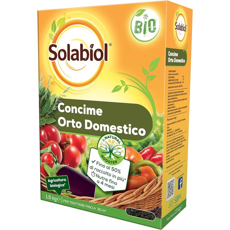 Acquista Solabiol Orto Domestico 1500 gr Bio con riferimento 8660128 della ditta SBM life science