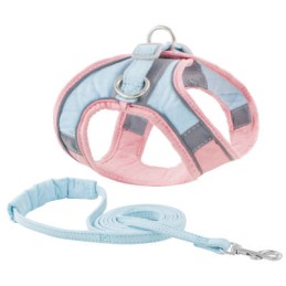 Acquista BAUMOOD Set di imbracatura e guinzaglio per cani ROSA TAG.S con riferimento BM258 della ditta BAUMOOD