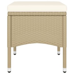 Acquista Set Bistrot da Giardino 5 pz Polyrattan e Vetro Temperato Beige con riferimento GHV-3058370 della ditta 