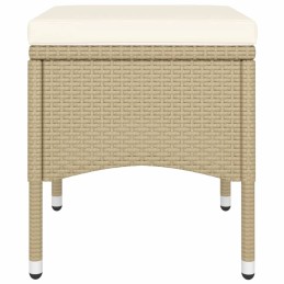 Acquista Set da Pranzo per Giardino 5 pz in Polyrattan Beige con riferimento GHV-3058330 della ditta 
