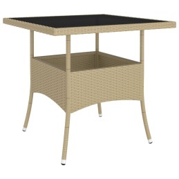 Acquista Set da Pranzo per Giardino 5 pz in Polyrattan Beige con riferimento GHV-3058330 della ditta 