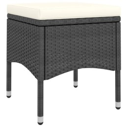 Acquista Set Mobili da Pranzo per Giardino 5 pz Polyrattan e Acacia Nero con riferimento GHV-3058332 della ditta 