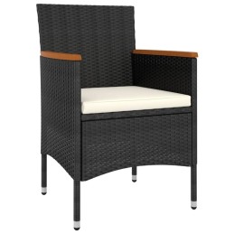 Acquista Set Divani da Giardino 5 pz in Polyrattan Nero con riferimento GHV-3058474 della ditta 