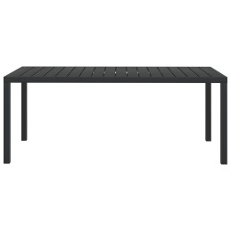Acquista Set Pranzo da Giardino 9 pz con Cuscini in Polyrattan Nero con riferimento GHV-3095020 della ditta 