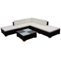 Acquista Set Divani da Giardino 6 pz con Cuscini in Polyrattan Marrone con riferimento GHV-42085 della ditta 