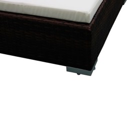 Acquista Set Divani da Giardino 6 pz con Cuscini in Polyrattan Marrone con riferimento GHV-42085 della ditta 
