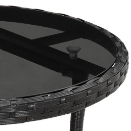 Acquista Set Bistrò da Giardino 3 pz con Cuscini in Polyrattan Nero con riferimento GHV-3187414 della ditta 