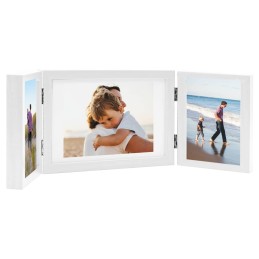 Acquista Cornici Portafoto a Libro Bianche 28x18 cm+2x(13x18 cm) con riferimento GHV-332753 della ditta 