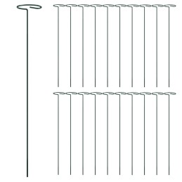 Acquista Supporti per Piante da Giardino 20 pz Verde Scuro 40 cm Acciaio con riferimento GHV-319362 della ditta 