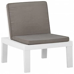 Acquista Sedie a Sdraio da Giardino con Cuscini 2 pz in Plastica Bianche con riferimento GHV-3059823 della ditta GARDENHOME