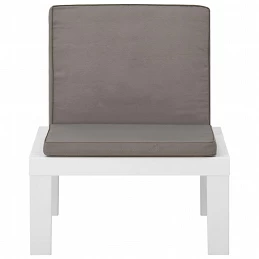 Acquista Sedie a Sdraio da Giardino con Cuscini 2 pz in Plastica Bianche con riferimento GHV-3059823 della ditta GARDENHOME