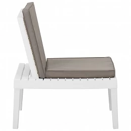 Acquista Sedie a Sdraio da Giardino con Cuscini 2 pz in Plastica Bianche con riferimento GHV-3059823 della ditta GARDENHOME