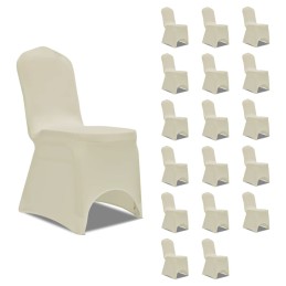 Acquista Coprisedie in Tessuto Elasticizzato Crema 18 pz con riferimento GHV-3051641 della ditta 