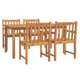 Acquista Set da Pranzo per Giardino 5 pz in Legno Massello di Acacia con riferimento GHV-3206277 della ditta 