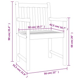 Acquista Set da Pranzo per Giardino 5 pz in Legno Massello di Acacia con riferimento GHV-3206277 della ditta 