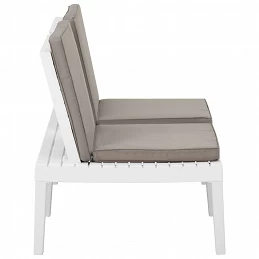 Acquista Panchine da Giardino con Cuscini 2 pz in Plastica Bianche con riferimento GHV-3059825 della ditta GARDENHOME