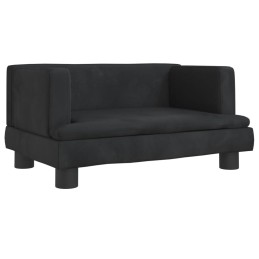 Acquista Divano per Bambini Nero 60x40x30 cm in Velluto con riferimento GHV-3196321 della ditta 