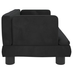 Acquista Divano per Bambini Nero 60x40x30 cm in Velluto con riferimento GHV-3196321 della ditta 