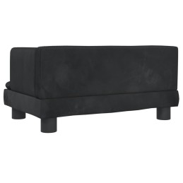 Acquista Divano per Bambini Nero 60x40x30 cm in Velluto con riferimento GHV-3196321 della ditta 