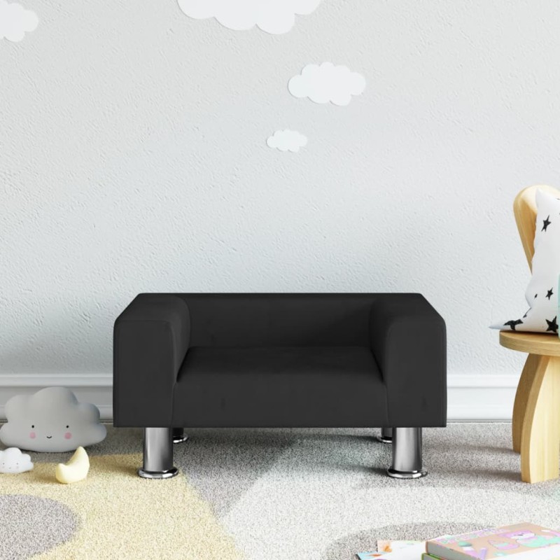 Acquista Divano per Bambini Nero 50x40x26,5 cm in Velluto con riferimento GHV-3196340 della ditta 