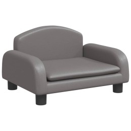 Acquista Divano per Bambini Grigio 50x40x30 cm in Similpelle con riferimento GHV-3196377 della ditta 