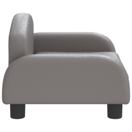 Acquista Divano per Bambini Grigio 50x40x30 cm in Similpelle con riferimento GHV-3196377 della ditta 