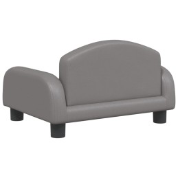 Acquista Divano per Bambini Grigio 50x40x30 cm in Similpelle con riferimento GHV-3196377 della ditta 