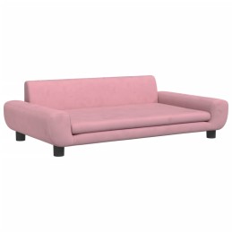 Acquista Divano per Bambini Rosa 100x54x33 cm in Velluto con riferimento GHV-3196382 della ditta 