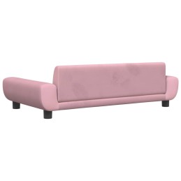 Acquista Divano per Bambini Rosa 100x54x33 cm in Velluto con riferimento GHV-3196382 della ditta 