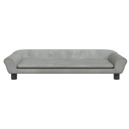 Acquista Divano per Bambini Grigio Chiaro 100x50x26 cm in Velluto con riferimento GHV-3196394 della ditta 