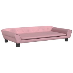 Acquista Divano per Bambini Rosa 100x50x26 cm in Velluto con riferimento GHV-3196396 della ditta 
