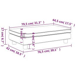 Acquista Divano per Bambini con Poggiapiedi Rosa 100x50x30 cm in Velluto con riferimento GHV-3196410 della ditta 