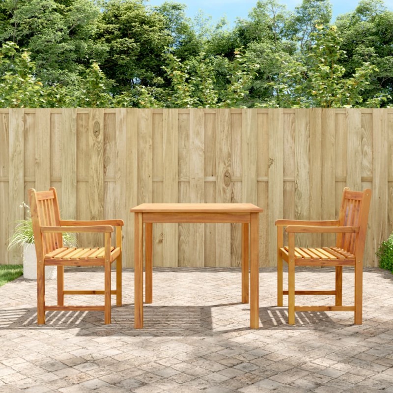 Acquista Set da Pranzo per Giardino 3 pz in Legno Massello di Acacia con riferimento GHV-3206275 della ditta 