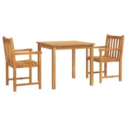 Acquista Set da Pranzo per Giardino 3 pz in Legno Massello di Acacia con riferimento GHV-3206275 della ditta 