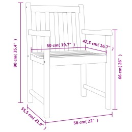 Acquista Set da Pranzo per Giardino 3 pz in Legno Massello di Acacia con riferimento GHV-3206275 della ditta 