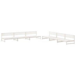 Acquista Set Salotto da Giardino 6 pz Bianco in Legno Massello di Pino con riferimento GHV-3186607 della ditta 