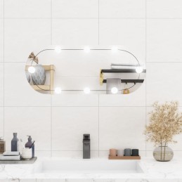 Acquista Specchio da Parete con Luci LED 30x70 cm Vetro Ovale con riferimento GHV-3189161 della ditta 