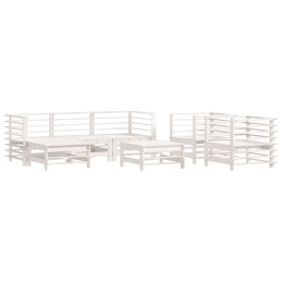 Acquista Set Salotto da Giardino 7 pz Bianco in Legno Massello di Pino con riferimento GHV-3186264 della ditta 