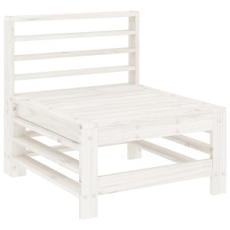 Acquista Set Salotto da Giardino 7 pz Bianco in Legno Massello di Pino con riferimento GHV-3186264 della ditta 