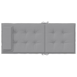 Acquista Cuscini per Sedia Schienale Alto 2 pz Grigio Tessuto Oxford con riferimento GHV-361877 della ditta 