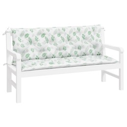 Acquista Cuscini Panca Giardino 2 pz Motivo a Foglie 150x50x7 cm Tessuto con riferimento GHV-361712 della ditta 