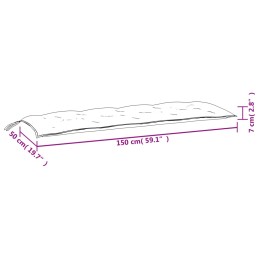 Acquista Cuscini Panca Giardino 2 pz Motivo a Foglie 150x50x7 cm Tessuto con riferimento GHV-361712 della ditta 