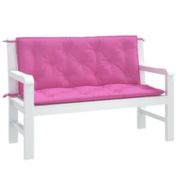 Acquista Cuscini per Panca da Giardino 2 pz Rosa 120x50x7 cm in Tessuto con riferimento GHV-361695 della ditta 